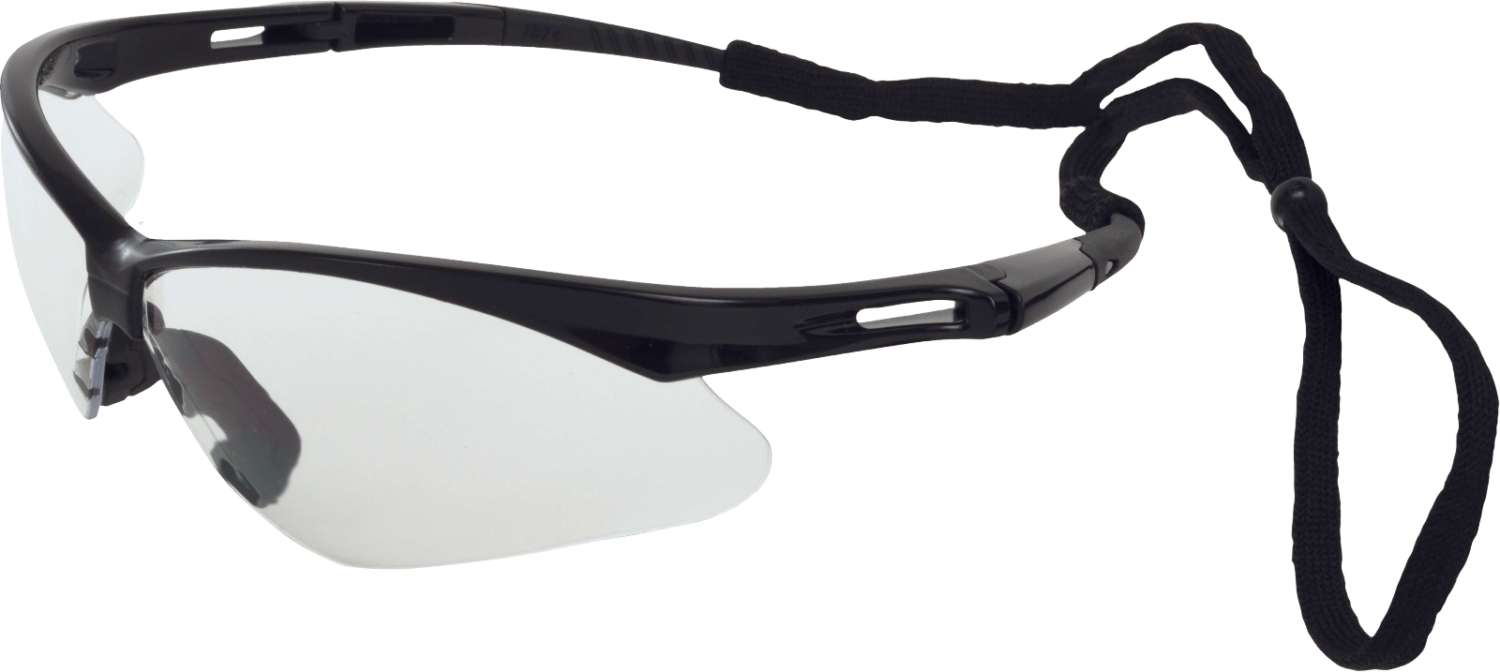 Octane Clear Lens; Black Temples